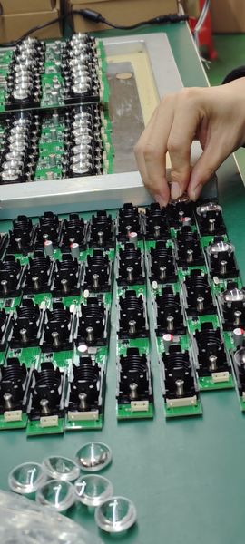 Shenzhen Jutai Comm Co., Ltd. linha de produção do fabricante