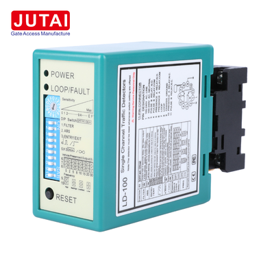 LD-100 LD-102 Detector de loop de veículo de canal único para portão de barreira de estacionamento e porta industrial