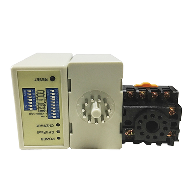 LD-200 Detector de Laço Veicular de Canal Duplo com Faixa de 20-2000uh e Alimentação de 110-240VAC para Gerenciamento de Estacionamento