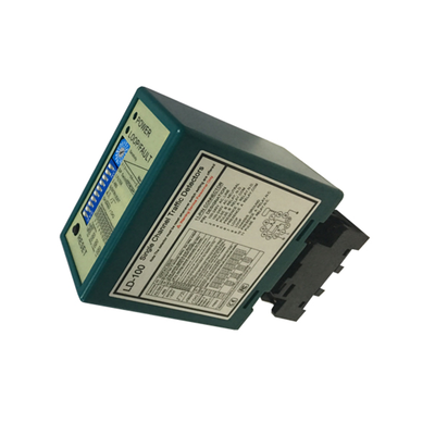 Detector de circuito de veículo de canal único LD-100 com 16 níveis de sensibilidade, faixa 20-2000μH e redefinição automática para portões de barreira de estacionamento