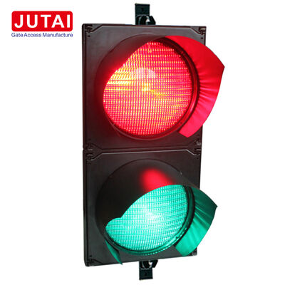 JUTAI JD112HF-C 100 mm Farol LED vermelho e verde IP65 para portões de barreiras de estacionamento e entradas de veículos