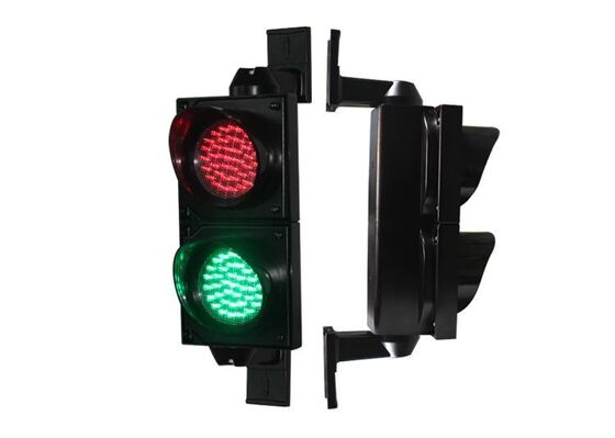 JUTAI JD112HF-C 100mm LED Vermelho e Verde para Semáforo IP65 para Cancelas de Estacionamento e Controle de Acesso