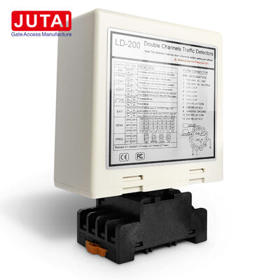 Detector de Laço Veicular LD-200 com Canais Independentes Duplos para Controle de Entrada e Saída de Estacionamento