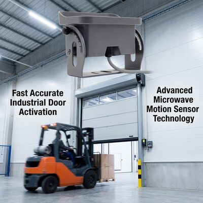 Sensor de radar de movimento de microondas para detecção de pedestres de veículos industriais de porta de alta velocidade