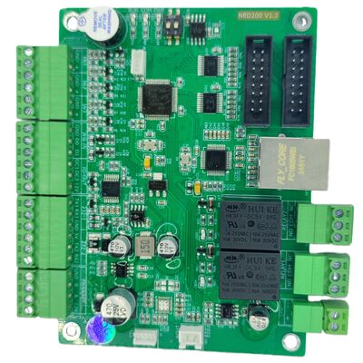 Controlador de Display LED para Orientação de Estacionamento NED200 com TCP IP MQTT RS485 HUB75 HUB08 Relé e Transmissão de Voz