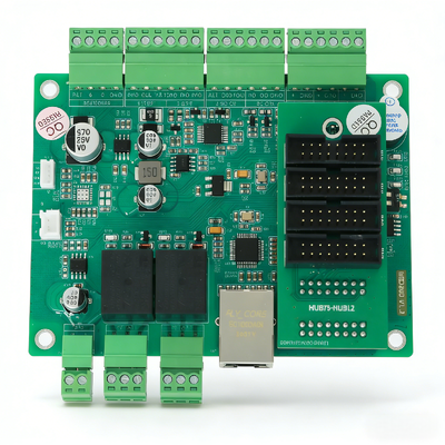 NED200 Controlador de display LED multi-interface com Ethernet MQTT RS485 RS232 Wiegand Relay HUB75 para sistemas de estacionamento