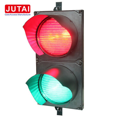 JD112HF-C 100mm Red Green LED Traffic Signal Light with OSRAM High Power LED, Fresnel Lens and IP65 for Parking Barrier Gate, Vehicle Entrance and Access Control Systems